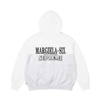 Supreme MM6 Maison Margiela Eagle Zip Up Hooded Sweatshirt White – boční pohled | Purekickz