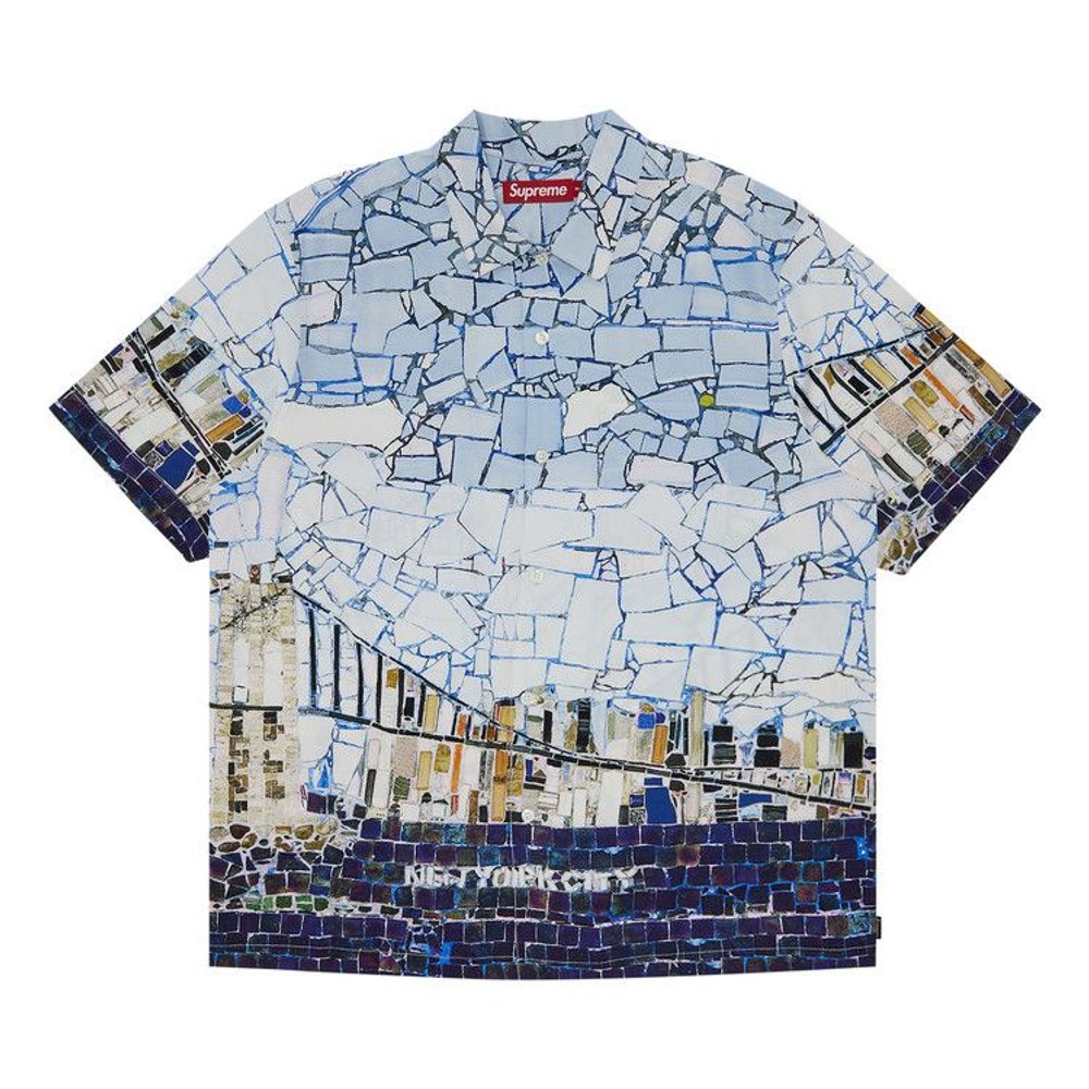 Supreme Mosaic S/S Shirt Multicolor – hlavní pohled | Purekickz