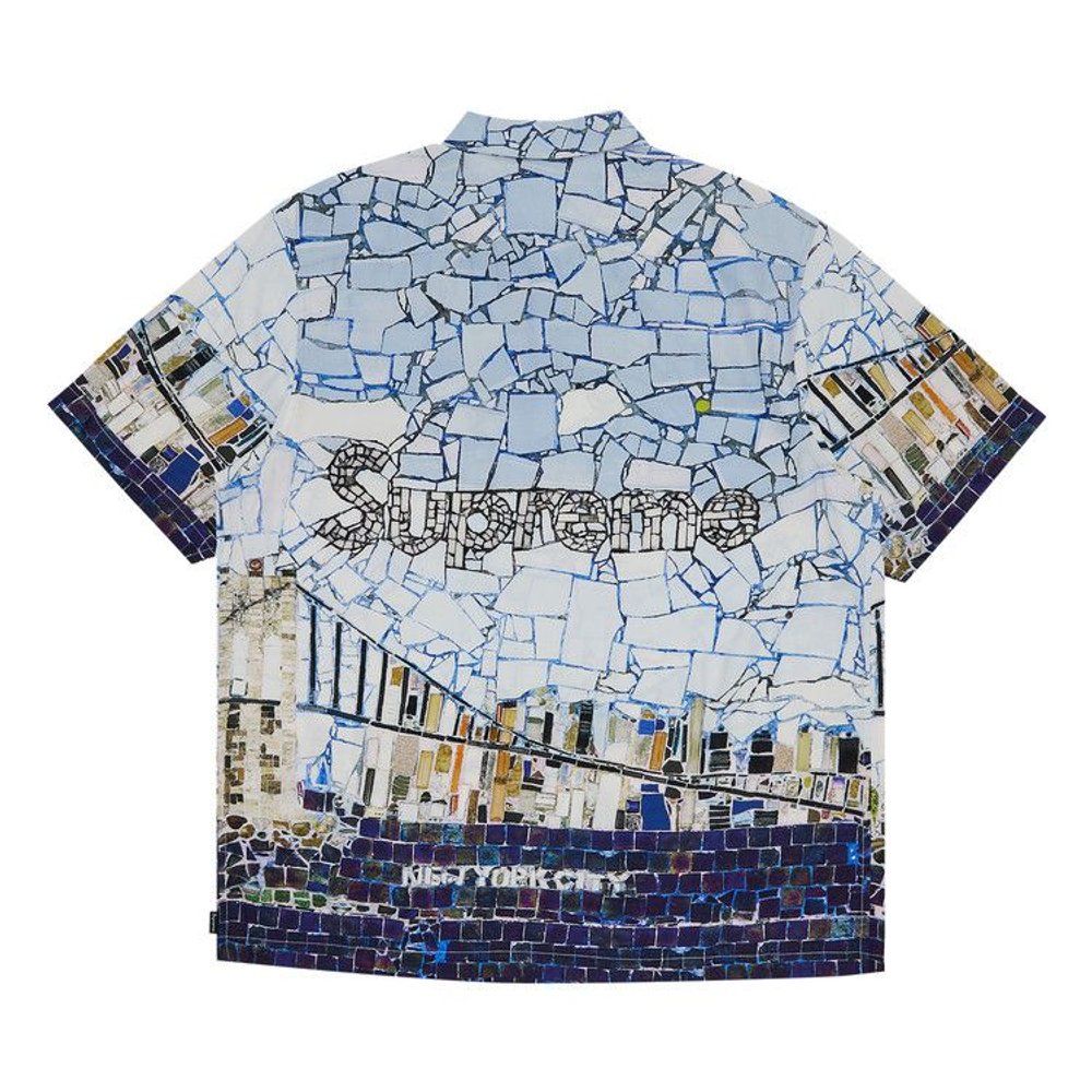 Supreme Mosaic S/S Shirt Multicolor – boční pohled | Purekickz