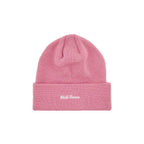 Supreme New Era Box Logo Beanie (FW24) Dusty Pink – boční pohled | Purekickz