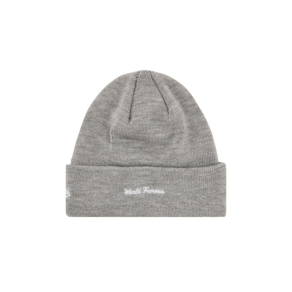 Supreme New Era Box Logo Beanie (FW24) Heather Grey