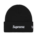 Supreme New Era Box Logo Beanie (FW25) Black – hlavní pohled | Purekickz