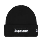 Supreme New Era Box Logo Beanie (FW25) Black – hlavní pohled | Purekickz