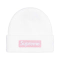 Supreme New Era Box Logo Beanie White