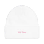 Supreme New Era Box Logo Beanie White – boční pohled | Purekickz