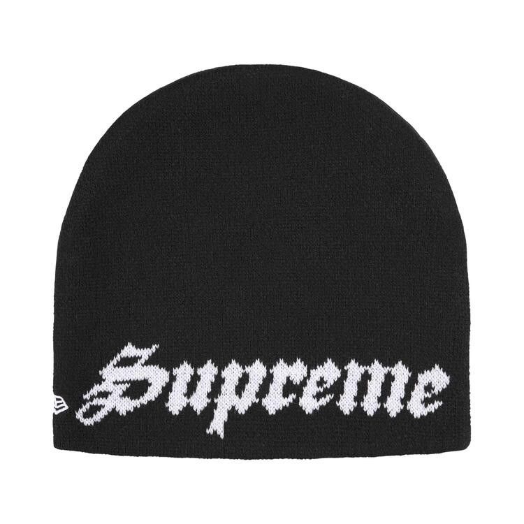 Supreme New Era Ghostface Beanie Black – boční pohled | Purekickz