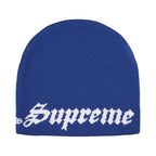 Supreme New Era Ghostface Beanie Blue – boční pohled | Purekickz