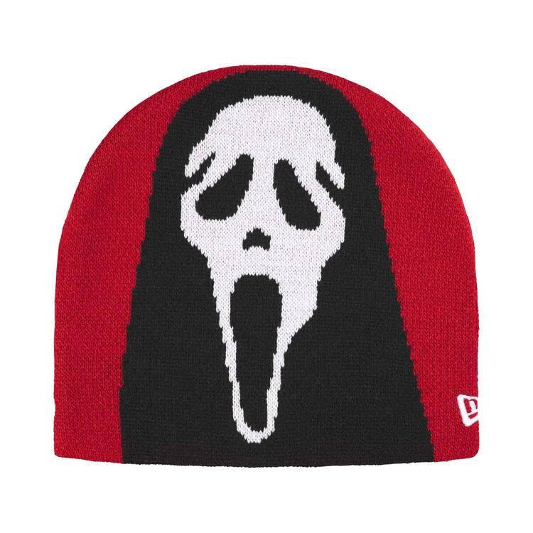 Supreme New Era Ghostface Beanie Red – hlavní pohled | Purekickz
