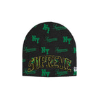 Supreme New Era Monogram Beanie Black – hlavní pohled | Purekickz