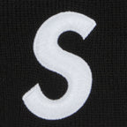 Supreme New Era S Logo Beanie (FW24) Black – detail | Purekickz