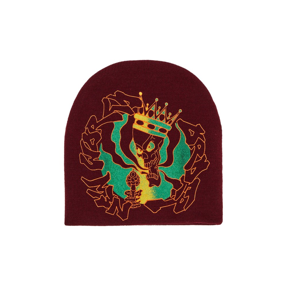 Supreme New World Order Beanie Cardinal – boční pohled | Purekickz