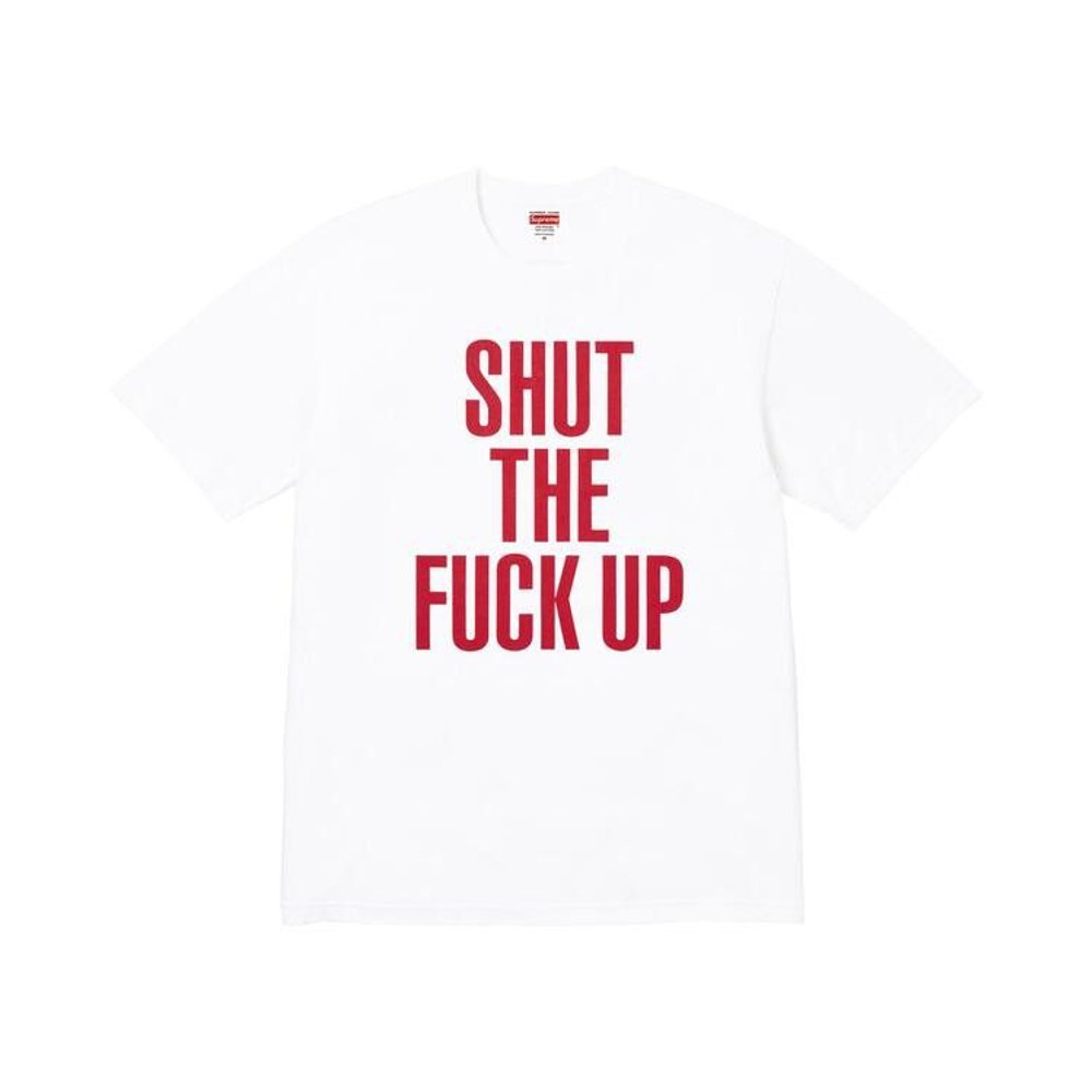 Supreme Number (N)ine Shut Up Tee White – hlavní pohled | Purekickz