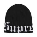 Supreme Old English Printed Beanie (SS26) Black