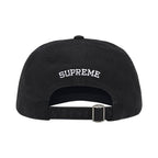 Supreme Pigment Canvas S Logo 6-Panel Black – boční pohled | Purekickz
