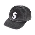 Supreme Pigment Coated S Logo 6-Panel Cap (SS26) Black – hlavní pohled | Purekickz