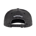 Supreme Pigment Coated S Logo 6-Panel Cap (SS26) Black – boční pohled | Purekickz