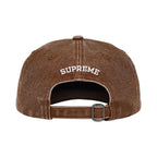 Supreme Pigment Coated S Logo 6-Panel Cap (SS26) Brown – boční pohled | Purekickz