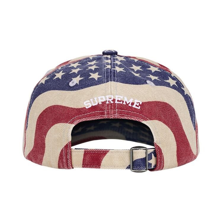 Supreme Pigment Coated S Logo 6-Panel Cap (SS26) Flag – boční pohled | Purekickz