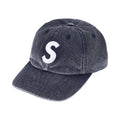 Supreme Pigment Coated S Logo 6-Panel Cap (SS26) Navy – hlavní pohled | Purekickz