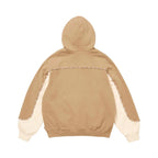 Supreme Piping Zip Up Hooded Sweatshirt Brown – boční pohled | Purekickz