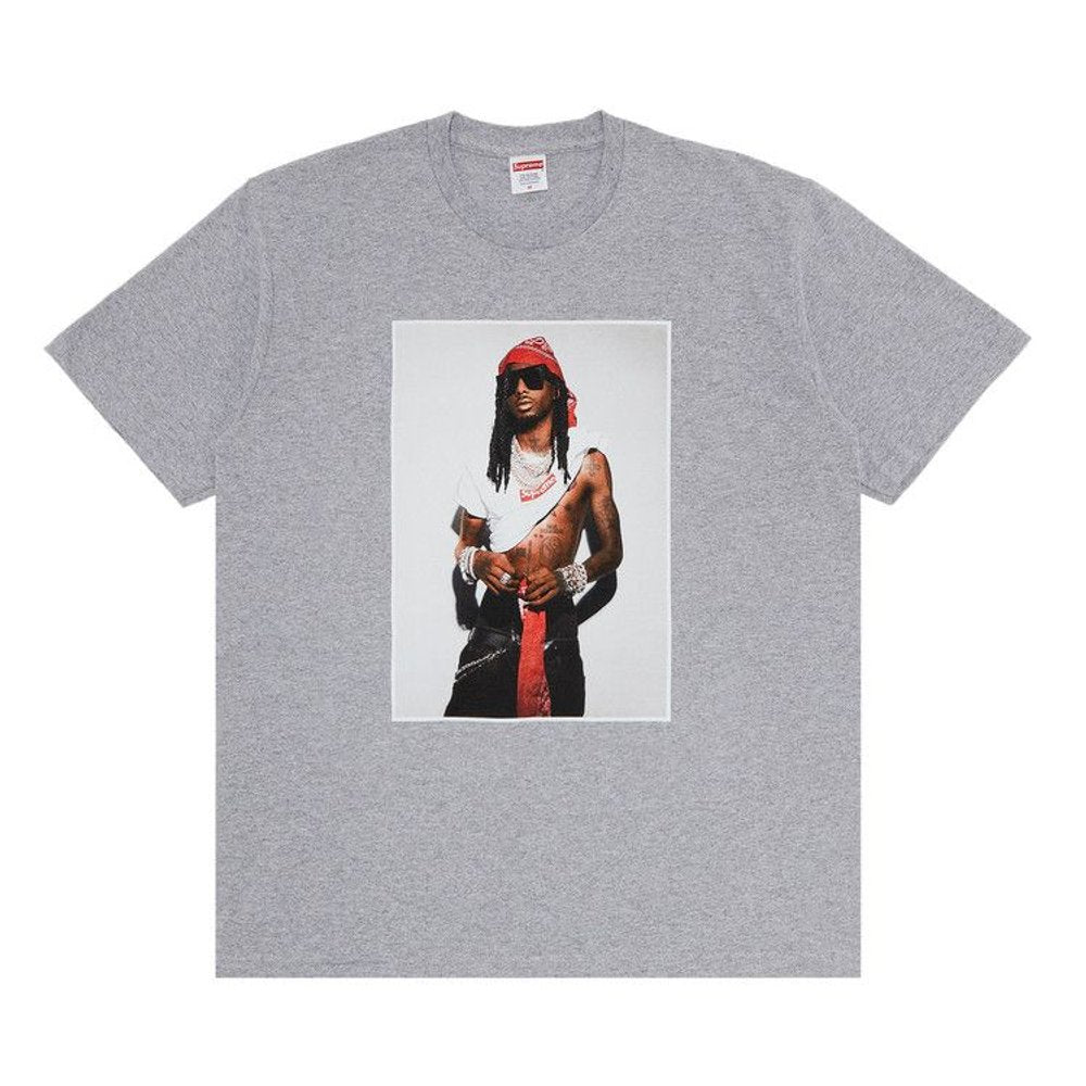 Supreme Playboi Carti Tee Heather Grey – hlavní pohled | Purekickz