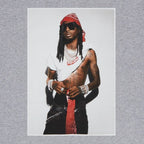 Supreme Playboi Carti Tee Heather Grey – boční pohled | Purekickz