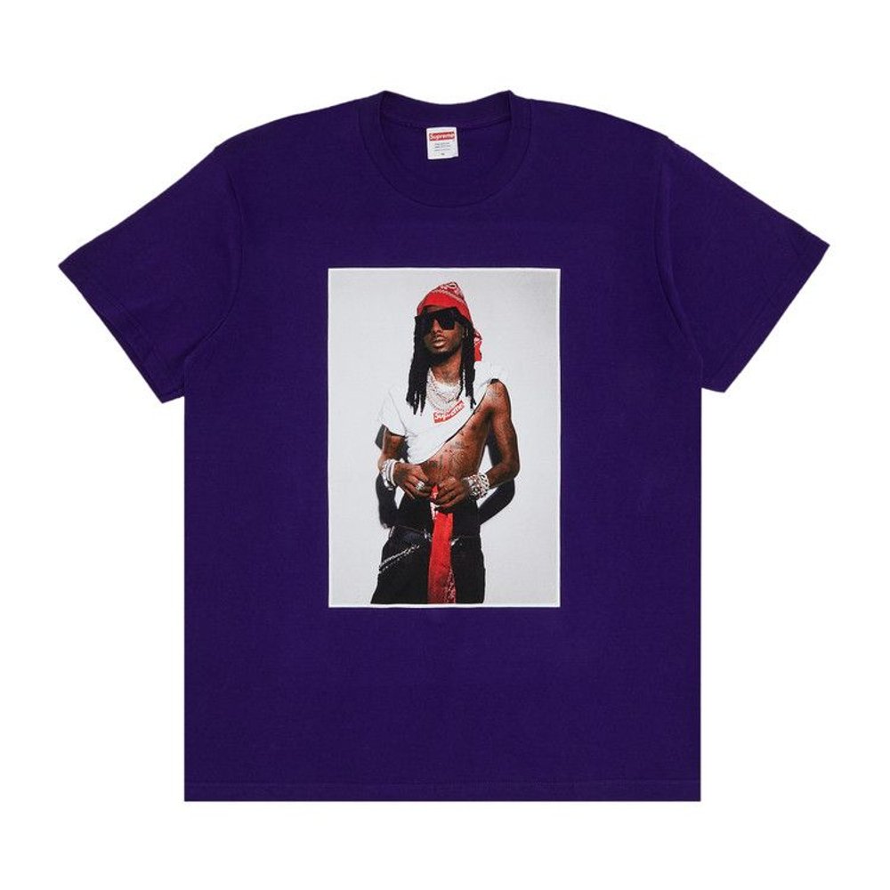 Supreme Playboi Carti Tee 'Purple' – hlavní pohled | Purekickz
