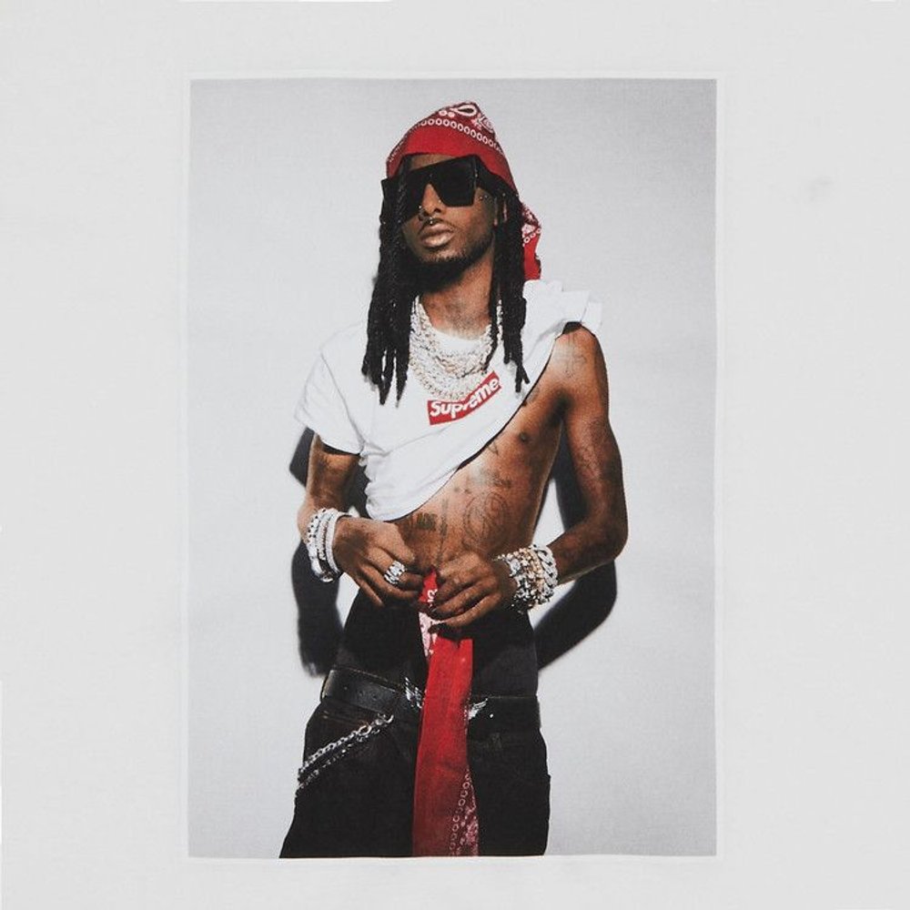 Supreme Playboi Carti Tee 'White' – boční pohled | Purekickz
