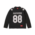 Supreme Playboy L/S Football Top Black – hlavní pohled | Purekickz