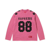 Supreme Playboy L/S Football Top Pink – hlavní pohled | Purekickz