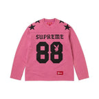 Supreme Playboy L/S Football Top Pink – hlavní pohled | Purekickz