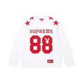 Supreme Playboy L/S Football Top White – hlavní pohled | Purekickz