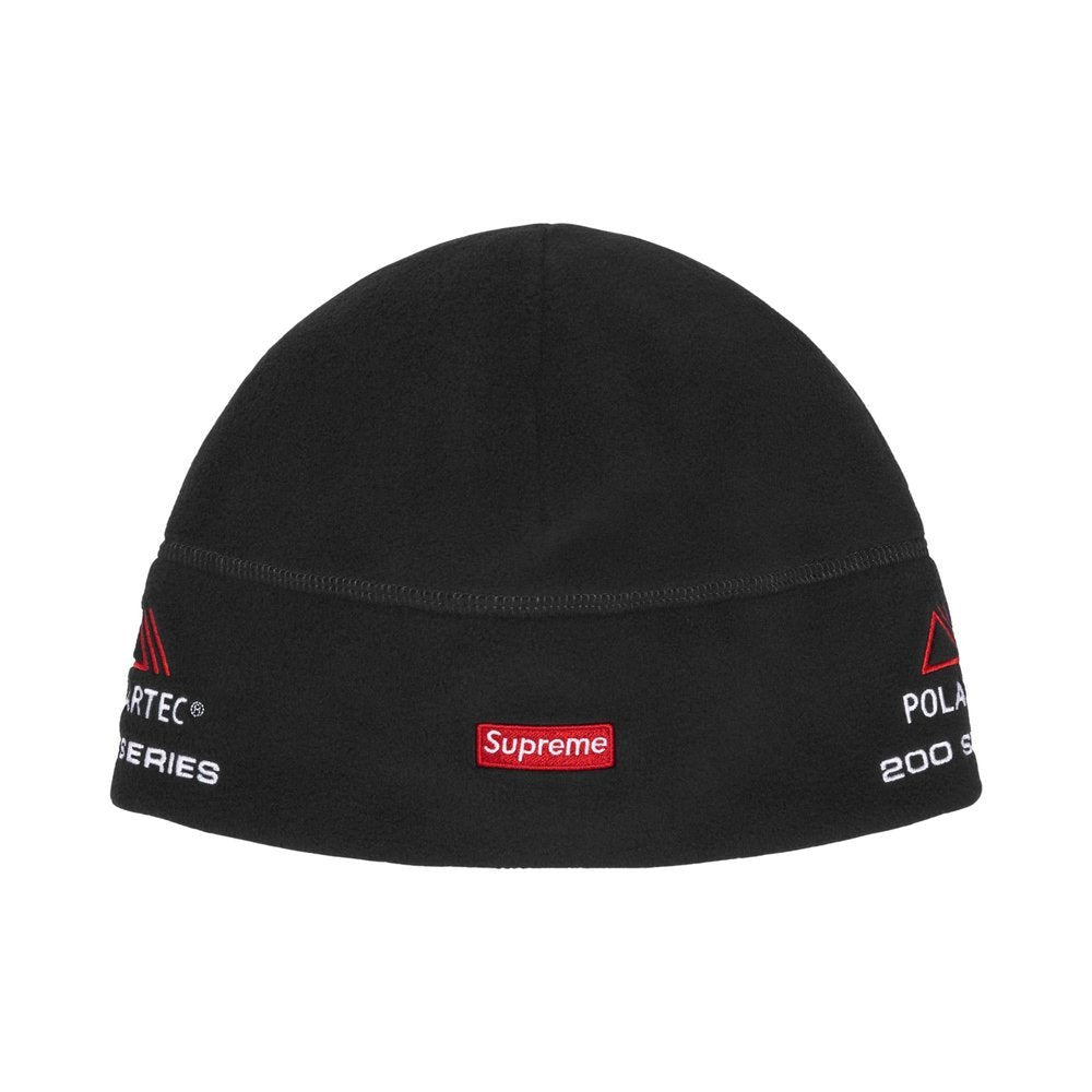 Supreme Polartec Sport Beanie (FW25) Black – hlavní pohled | Purekickz