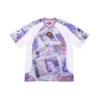 Supreme Pounds Soccer Jersey White – hlavní pohled | Purekickz