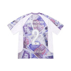 Supreme Pounds Soccer Jersey White – boční pohled | Purekickz