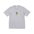 Supreme Prayer Card Box Logo Tee Heather Grey – hlavní pohled | Purekickz