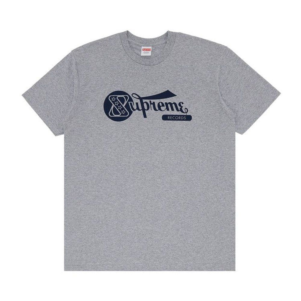 Supreme Records Tee Heather Grey – hlavní pohled | Purekickz