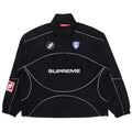 Supreme Reflective Piping Pullover Black – hlavní pohled | Purekickz