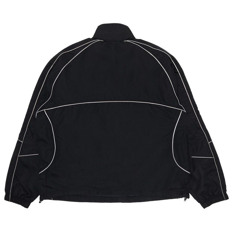 Supreme Reflective Piping Pullover Black – boční pohled | Purekickz