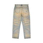 Supreme Regular Jean (FW25) Dirty Indigo – boční pohled | Purekickz