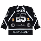 Supreme Rhinestone Hockey Jersey Black – boční pohled | Purekickz