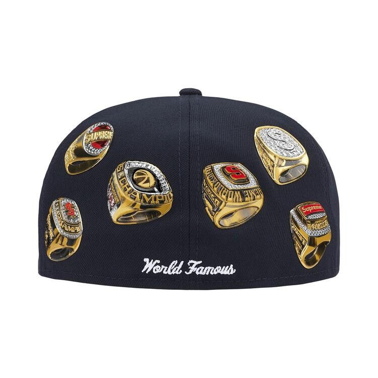 Supreme Rings Box Logo New Era Navy | Purekickz – purekickz