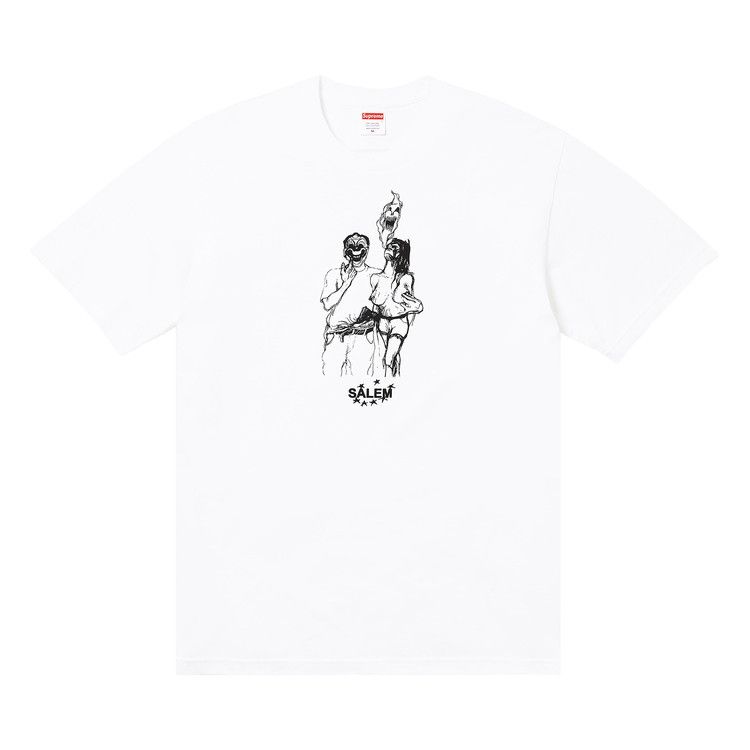 Supreme SALEM Tee White – hlavní pohled | Purekickz