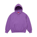 Supreme Satin Applique Hoodie Violet – hlavní pohled | Purekickz