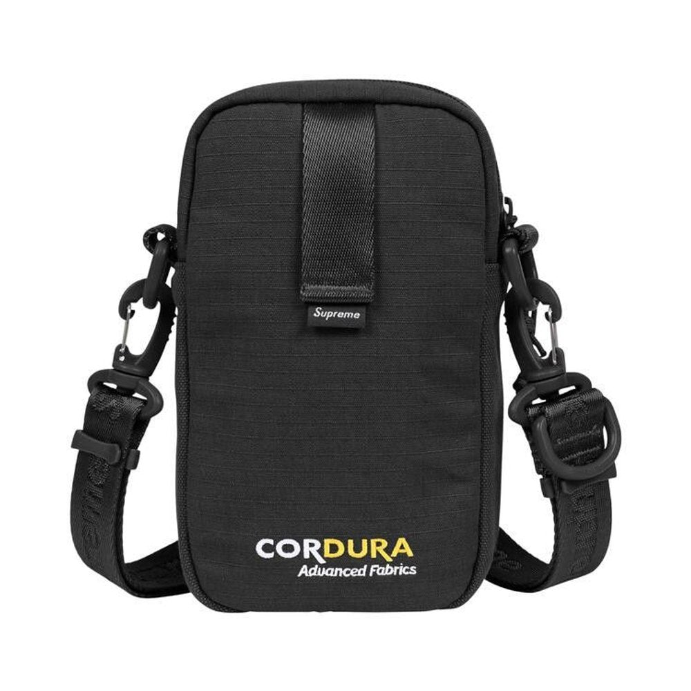 Supreme Shoulder Bag (SS26) Black – boční pohled | Purekickz