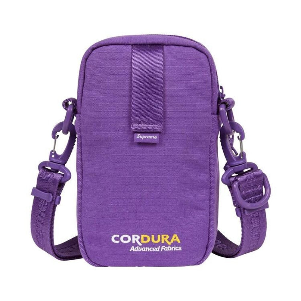 Supreme Shoulder Bag (SS26) Purple – boční pohled | Purekickz