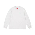 Supreme Small Box L/S Tee (FW25) Ash Grey – hlavní pohled | Purekickz