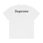 Supreme Snow White Tee White – boční pohled | Purekickz