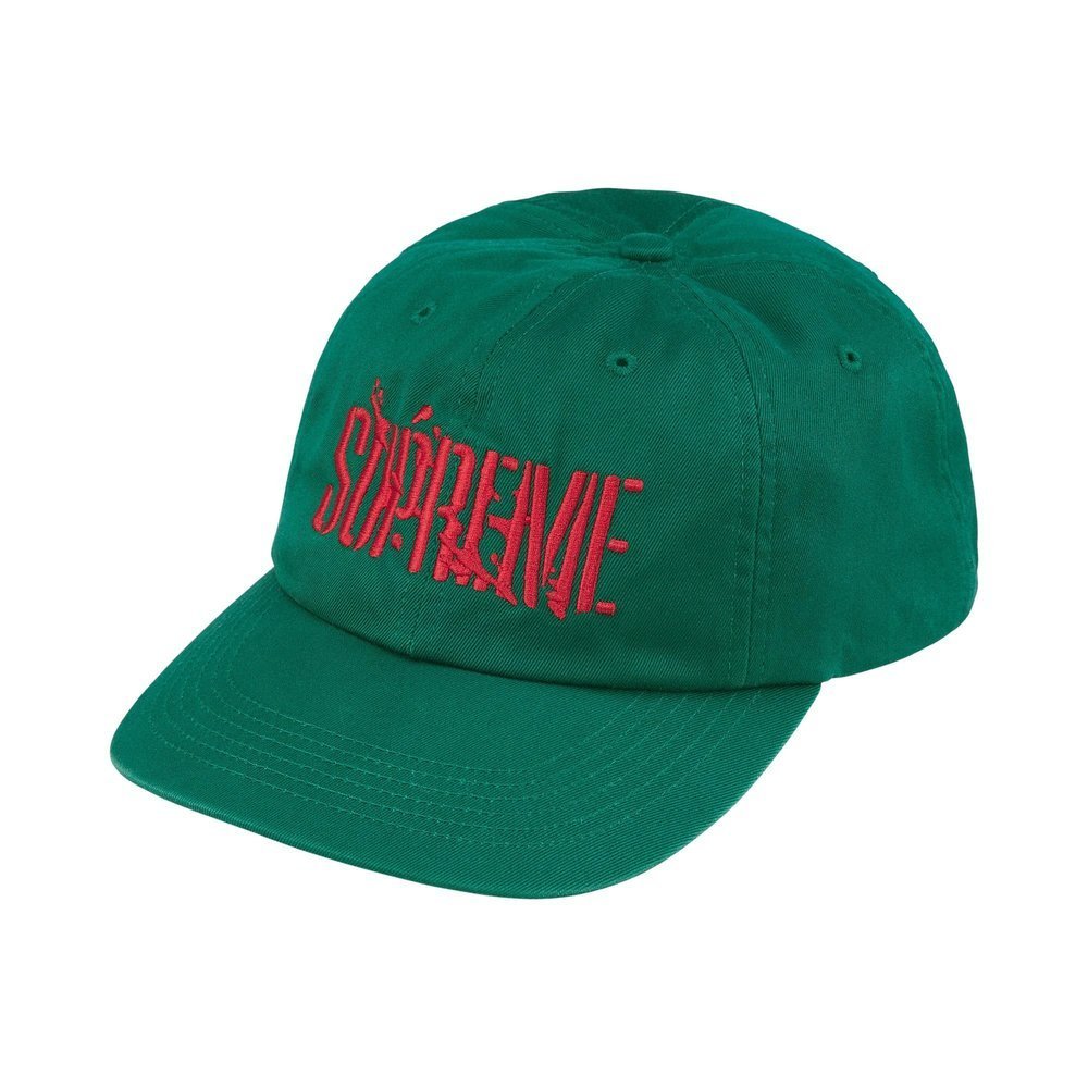 Supreme Splatter 6-Panel Dark Green