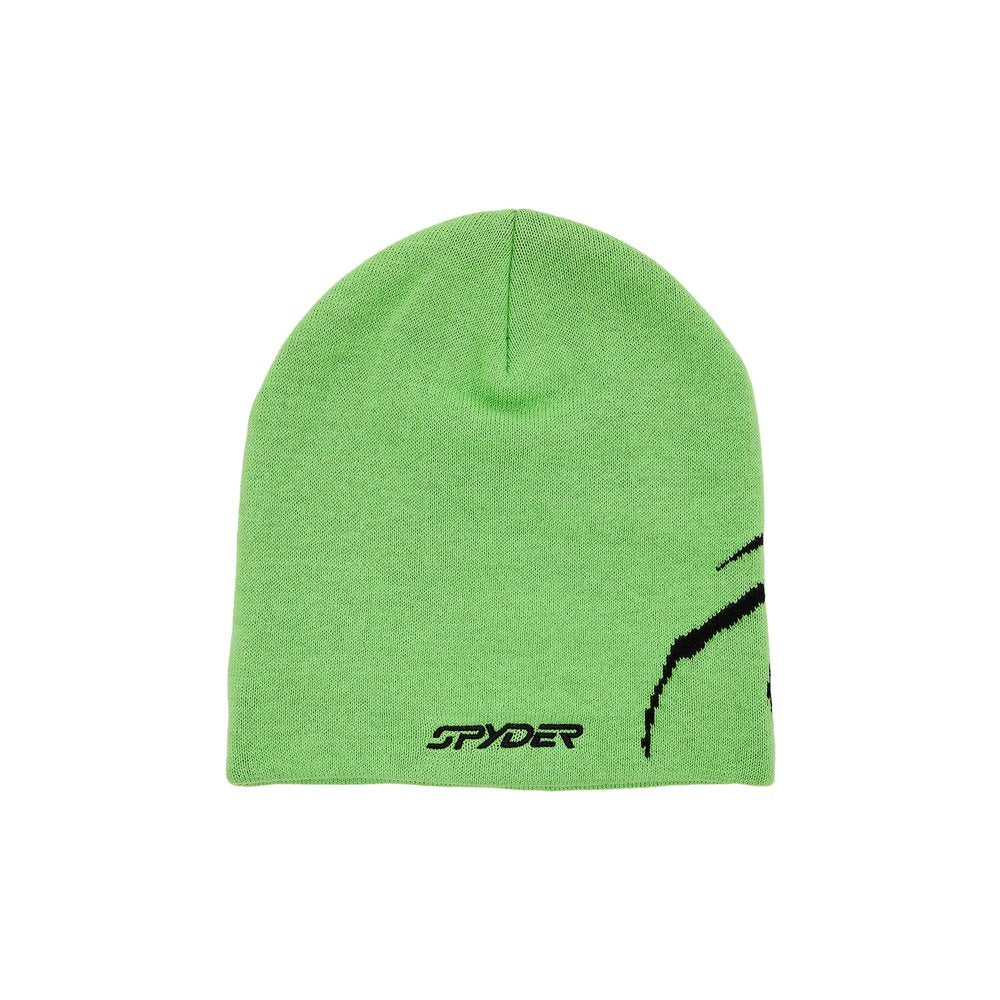 Supreme Spyder Beanie Green – boční pohled | Purekickz